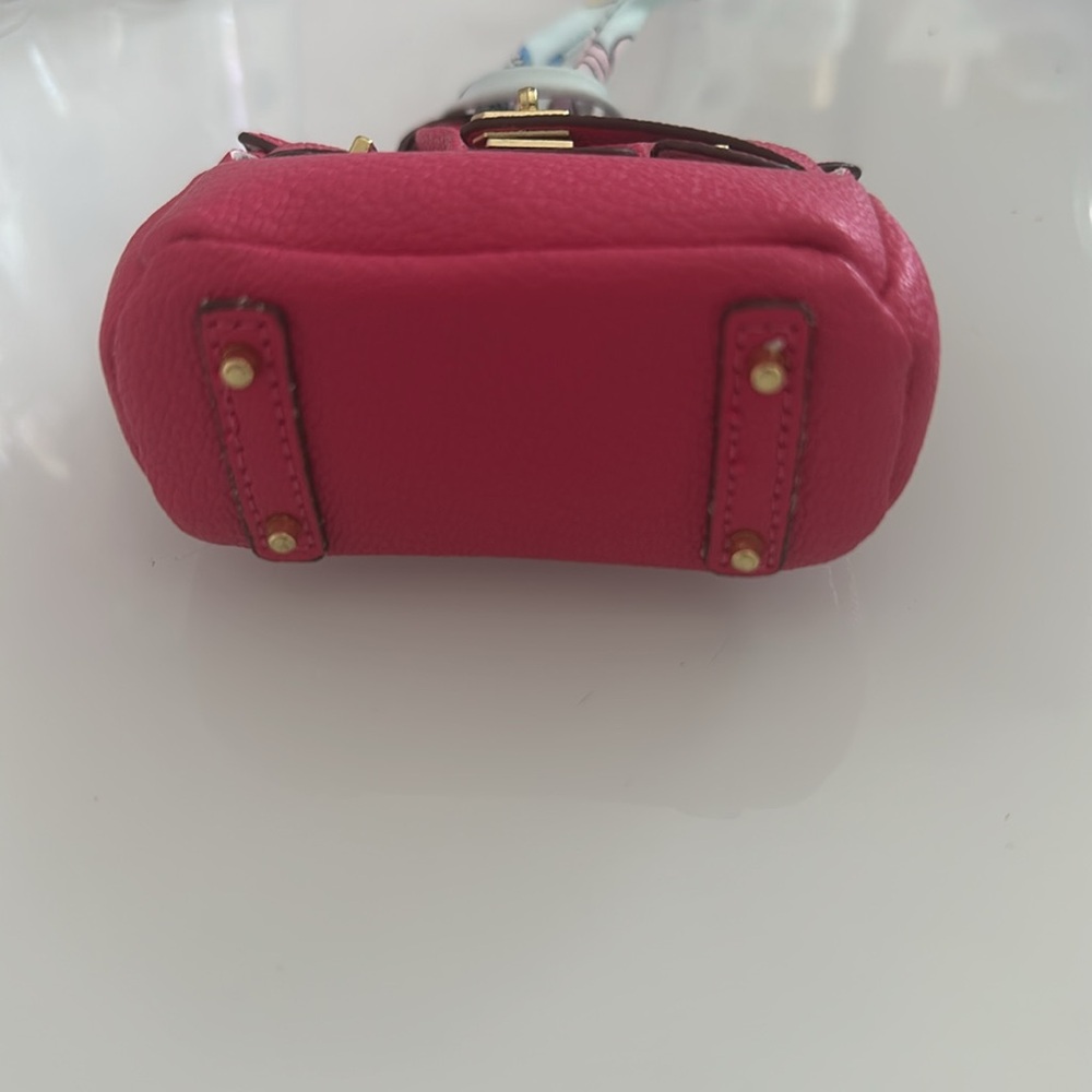 Elegant mini Pink Handbag bag charm - Picture 5 of 5